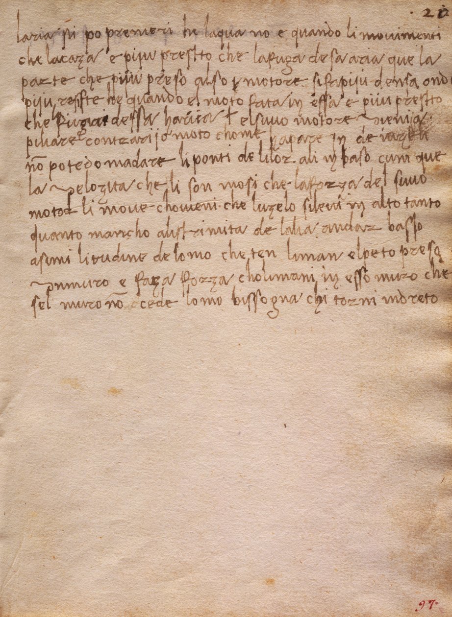 Estratto non firmato dal Codex Trivulzianus da Leonardo da Vinci