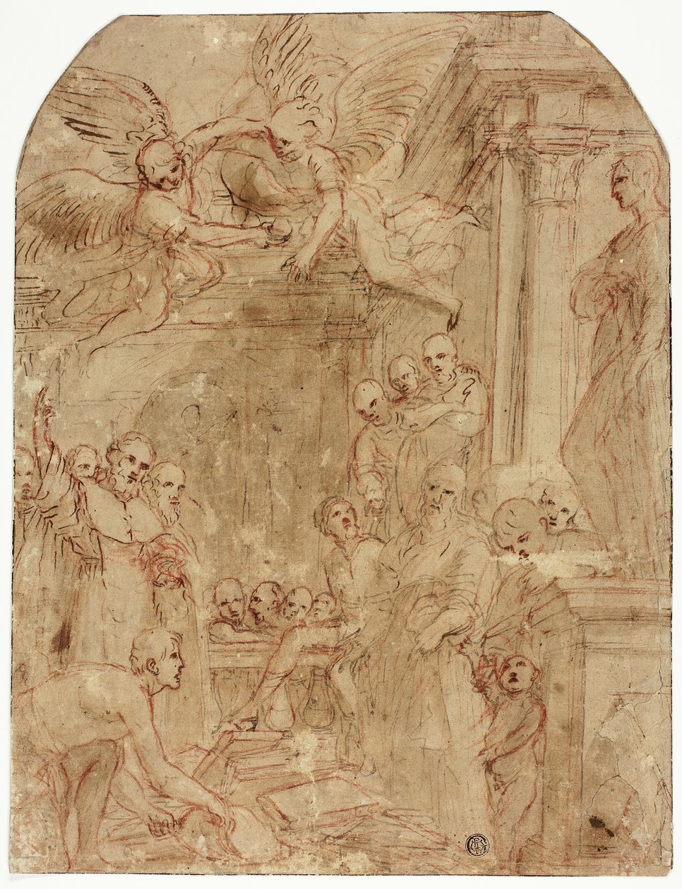 Studio per il Processo ai libri di San Domenico e degli albigesi per mezzo del fuoco da Leonello Spada