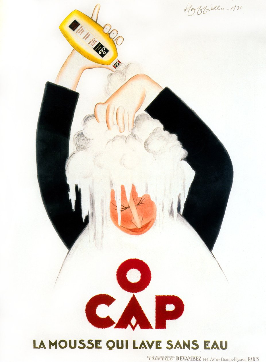 Pubblicità di Leonetto Cappiello per lo shampoo O