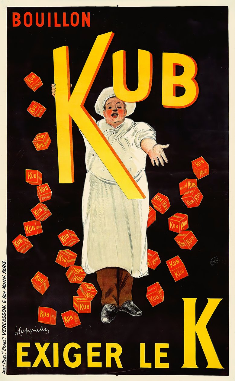 Bouillon Kub da Leonetto Cappiello