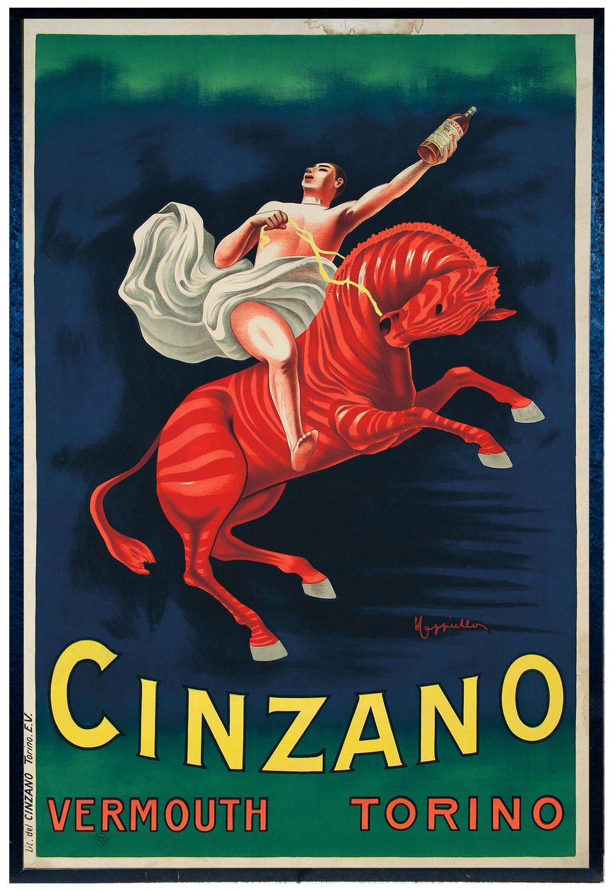 Cinzano Vermouth Torino, 1910 da Leonetto Cappiello