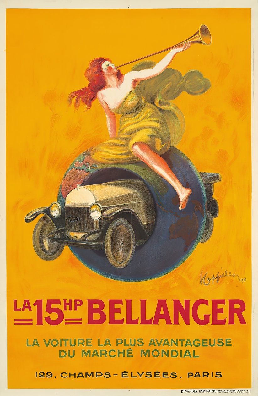 La 15HP Bellanger da Leonetto Cappiello