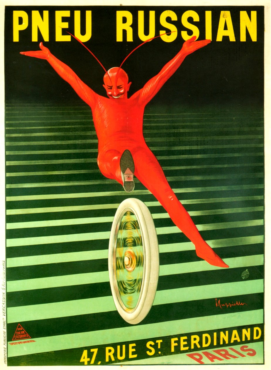 Pneu russo-americano da Leonetto Cappiello