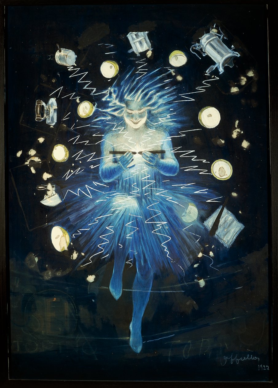 Bozzetto di pubblicità per dispositivo elettrico, di Leonetto Cappiello da Leonetto Cappiello