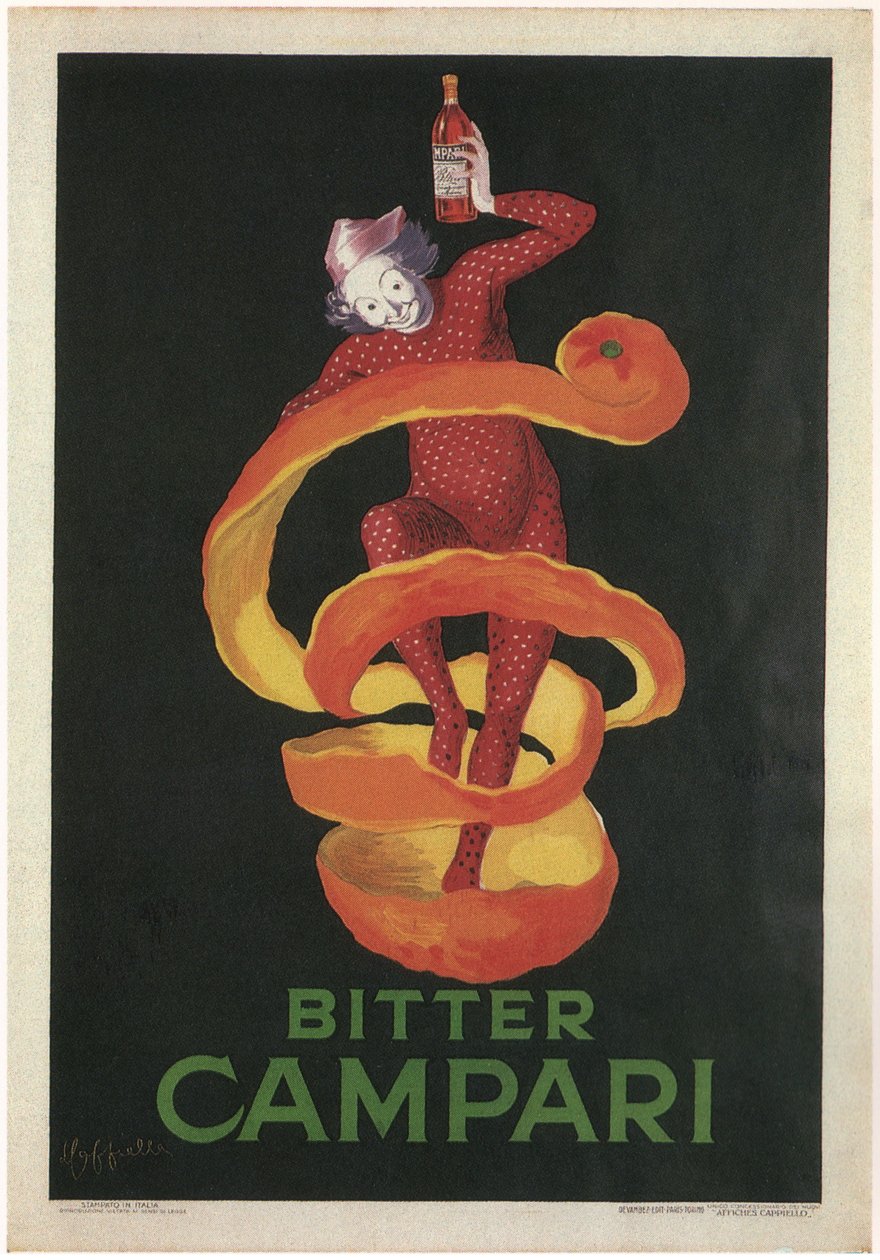 Pubblicità per Bitter Campari da Leonetto Cappiello