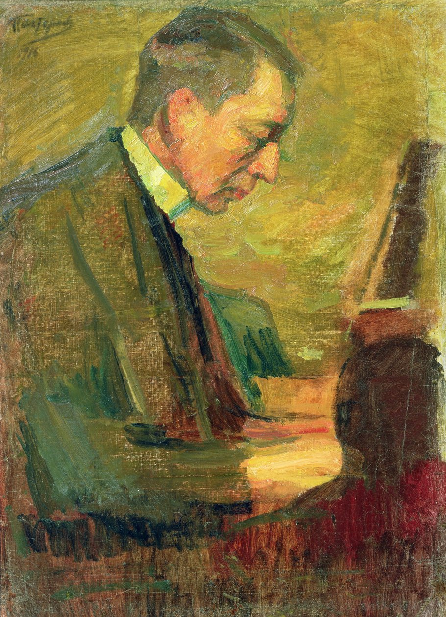 Ritratto di Sergei Rakhmaninov, 1916 da Leonid Osipovic Pasternak