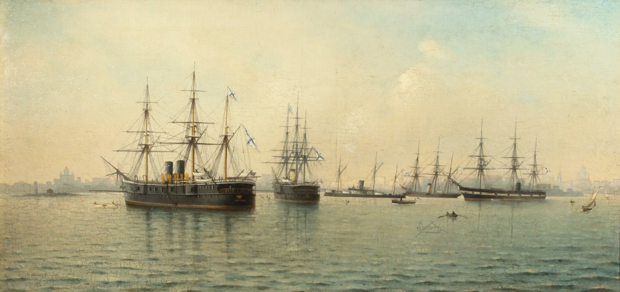 Incrociatori Minin e Kronstadt da Leonid Demyanovich Blinov