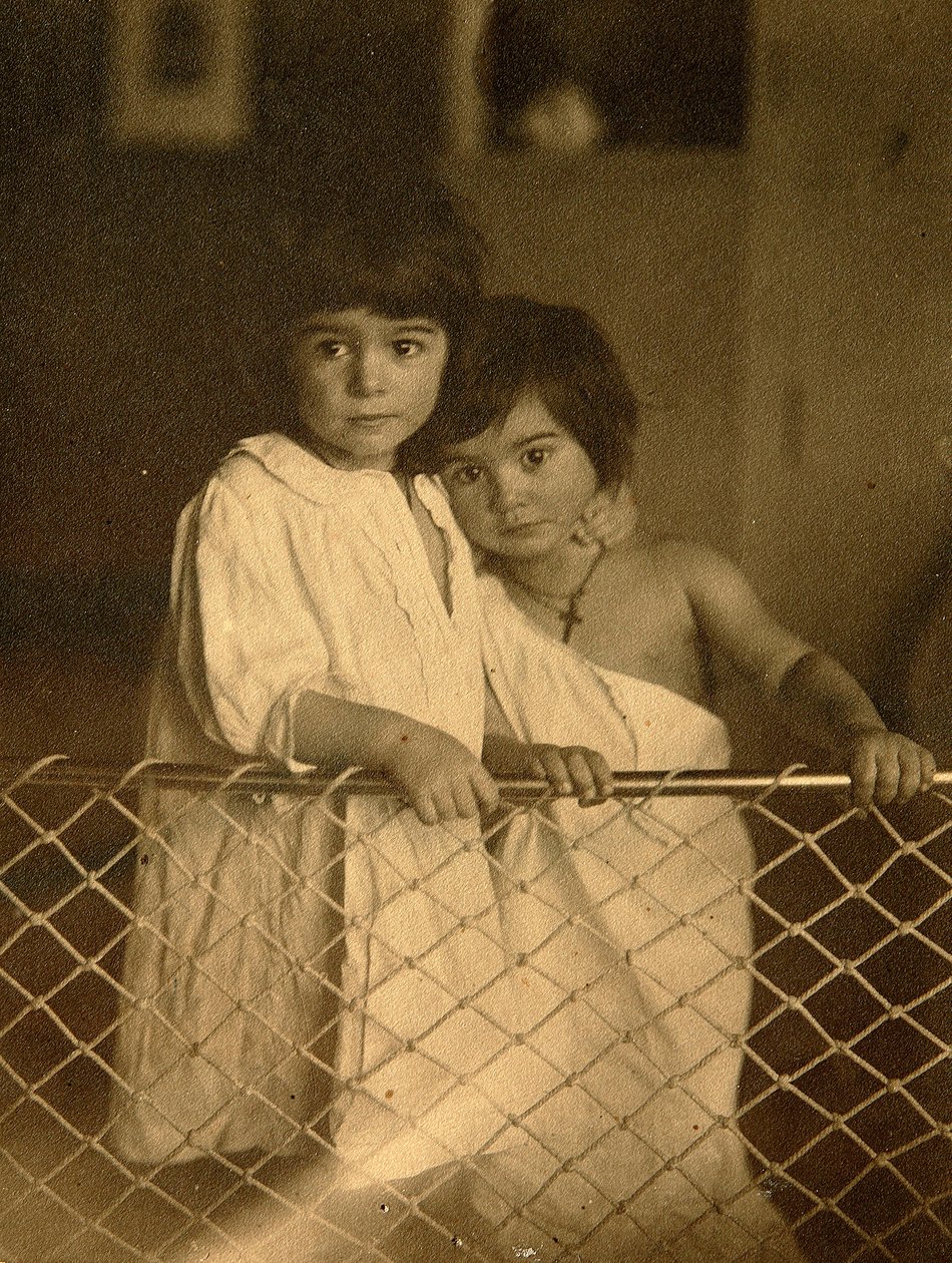 Ritratto di bambini. Fotografia a gelatina d