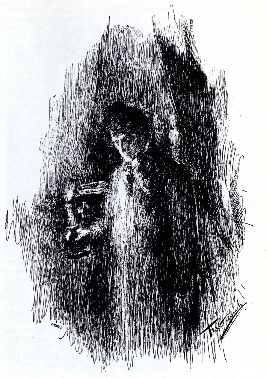 Illustrazione al dramma Il Mascherato di M. Lermontov, 1891 da Leonid Osipovic Pasternak