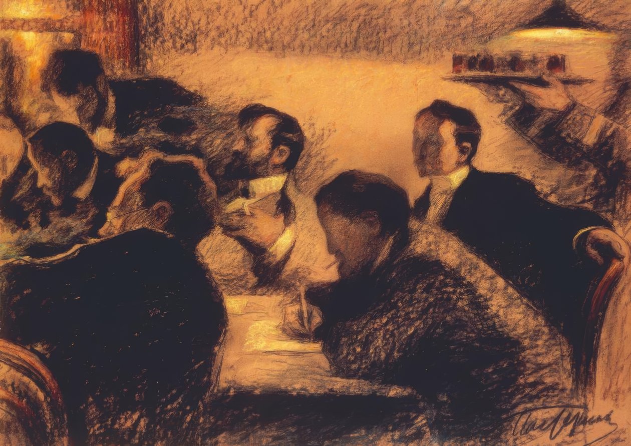 Foto di gruppo da Leonid Osipovic Pasternak
