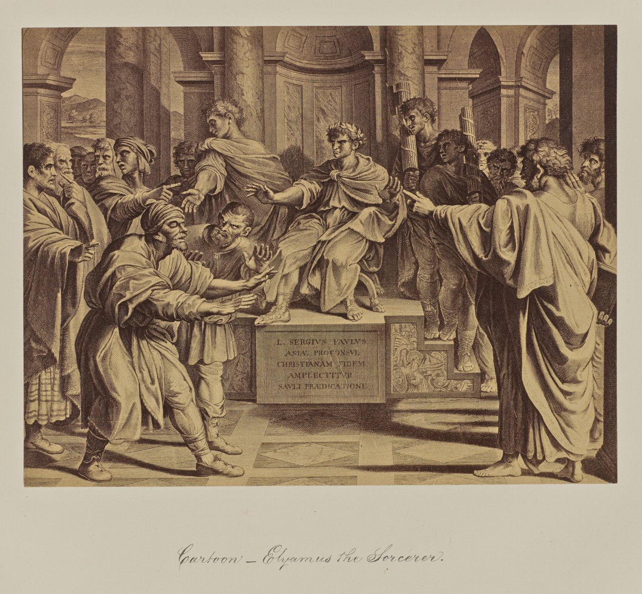 Cartone animato - Lo stregone Elyamus da Leonida Caldesi