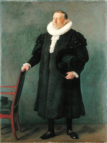 Sindaco della città Max Predoehl, 1915 da Leopold Karl Walter von Kalckreuth