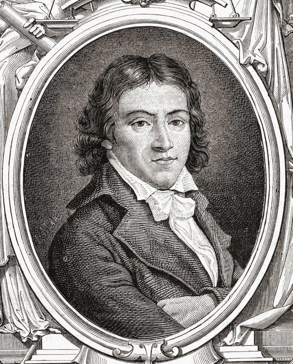 Ritratto di Camille Desmoulins da Leopold Mar