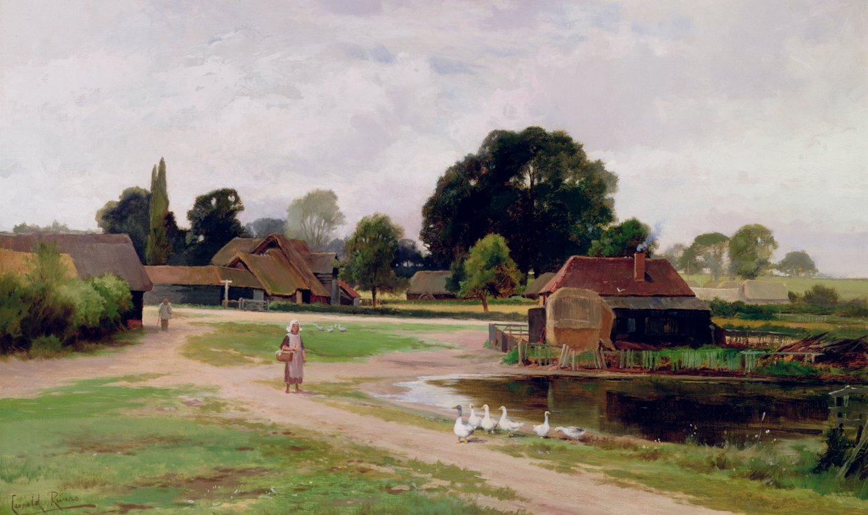 Tra Church End e Flitwick, Bedfordshire da Leopold Rivers