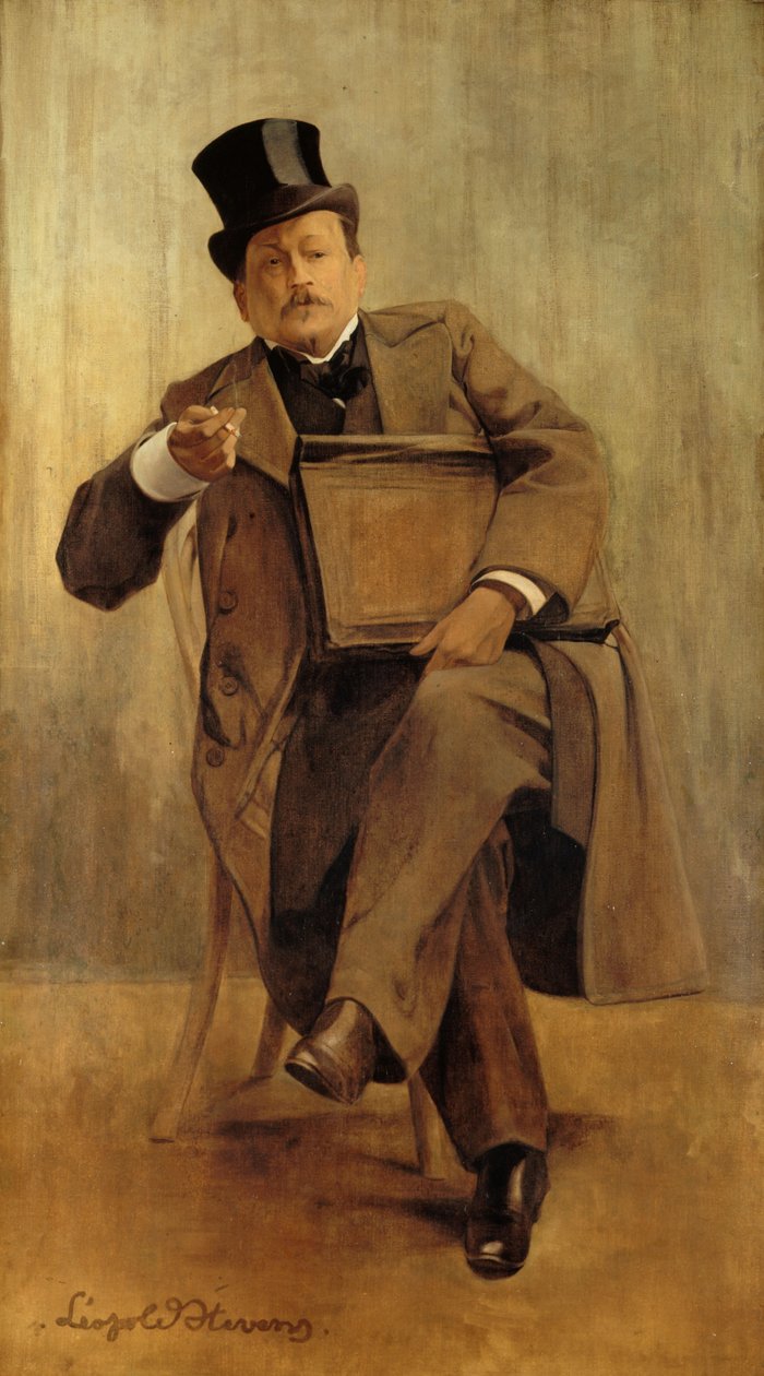Ritratto di Georges Courteline da Leopold Stevens