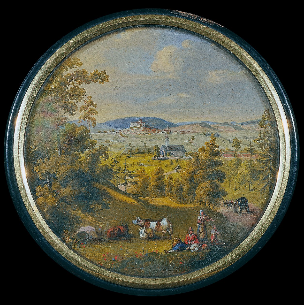 Vista di Weitra nel Waldviertel da Leopold Blonder