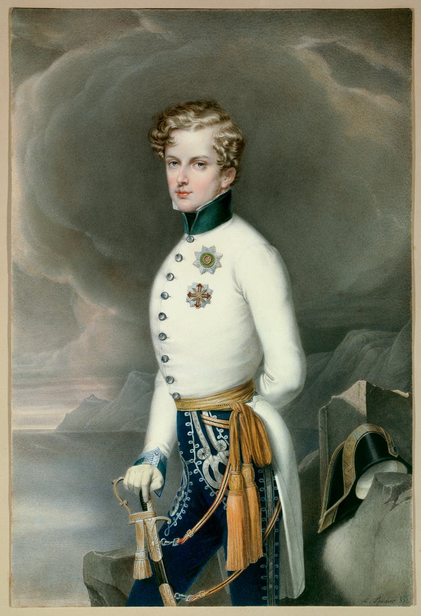 Re di Roma e principe di Parma Napoleone II, duca di Reichstadt (1811-1832) da Leopold Bucher