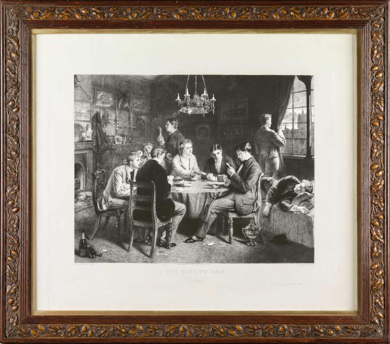 La strada della rovina: College da Leopold Flameng