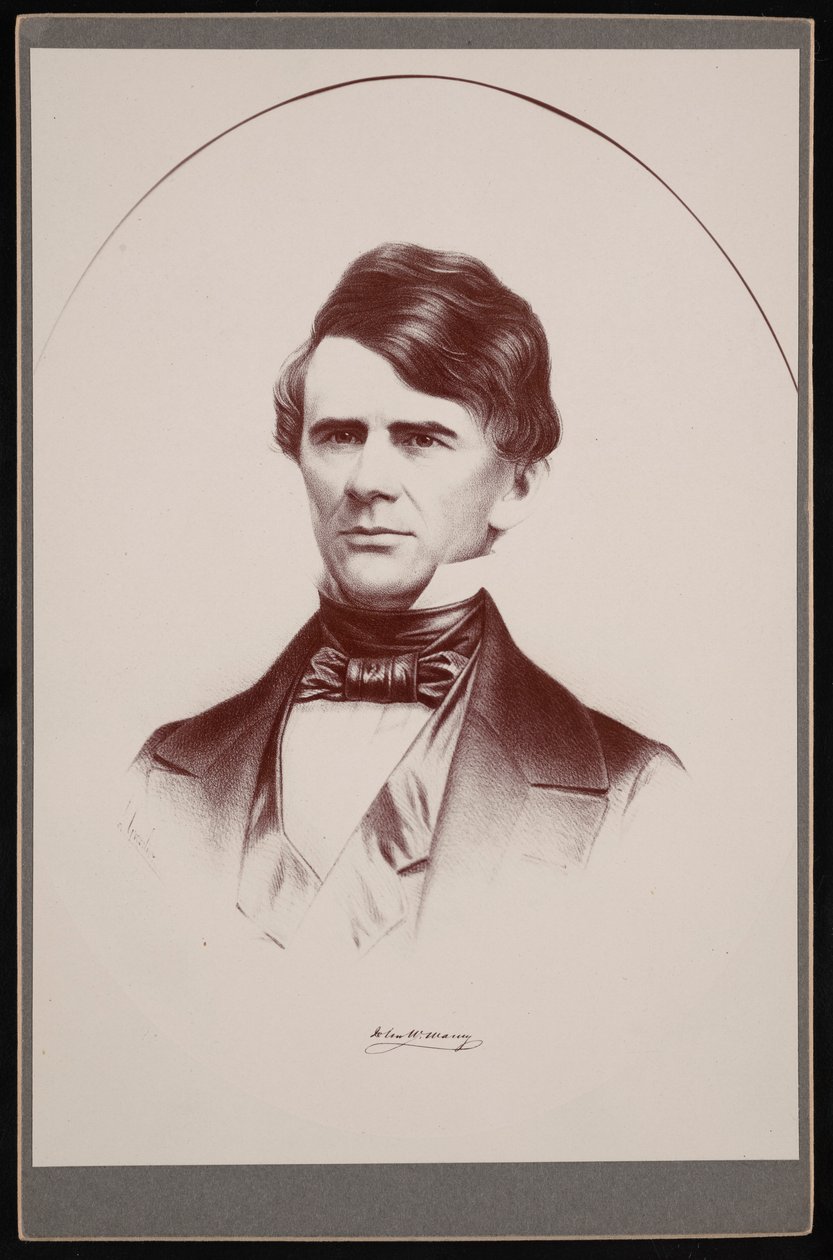 Ritratto di John Walker Maury da Leopold Grozelier