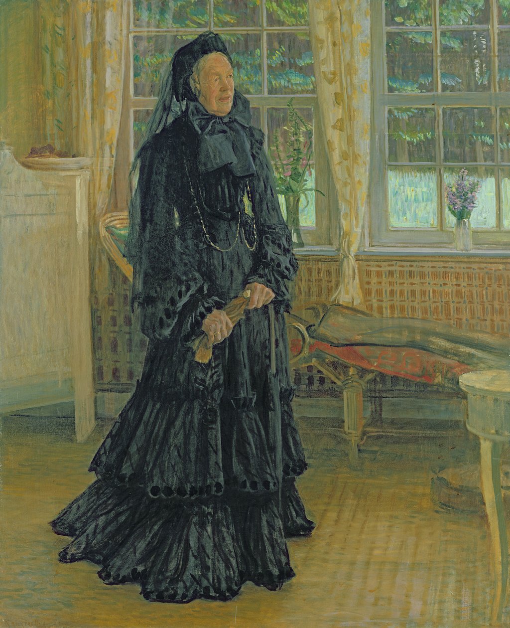 Marie Zacharias (1828-1907) Giorno di pioggia, 1904 da Leopold Karl Walter von Kalckreuth