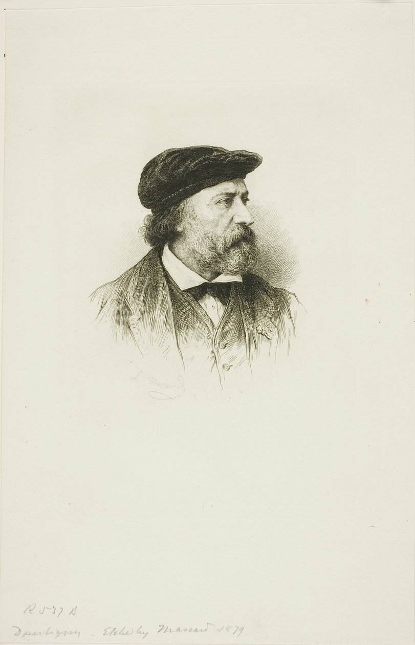 Ritratto di Daubigny da Leopold Massard