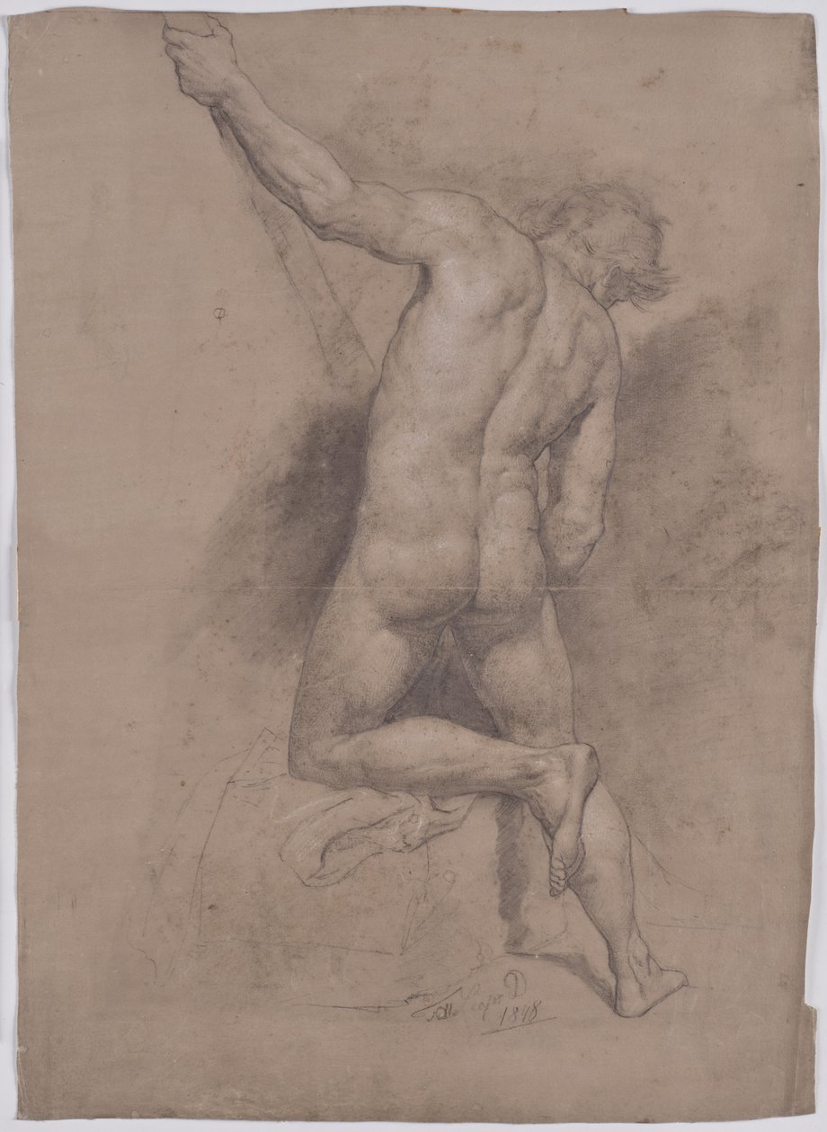 Nudo maschile supino da Leopold Till