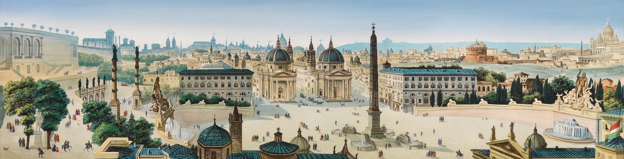 Panorama di Roma da Leopoldo Calvi