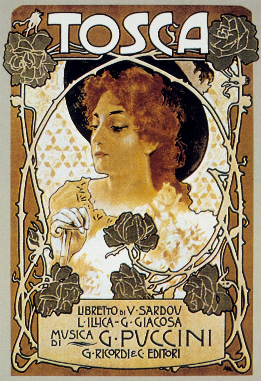 Copertina di Leopoldo Metlicovitz della partitura dell