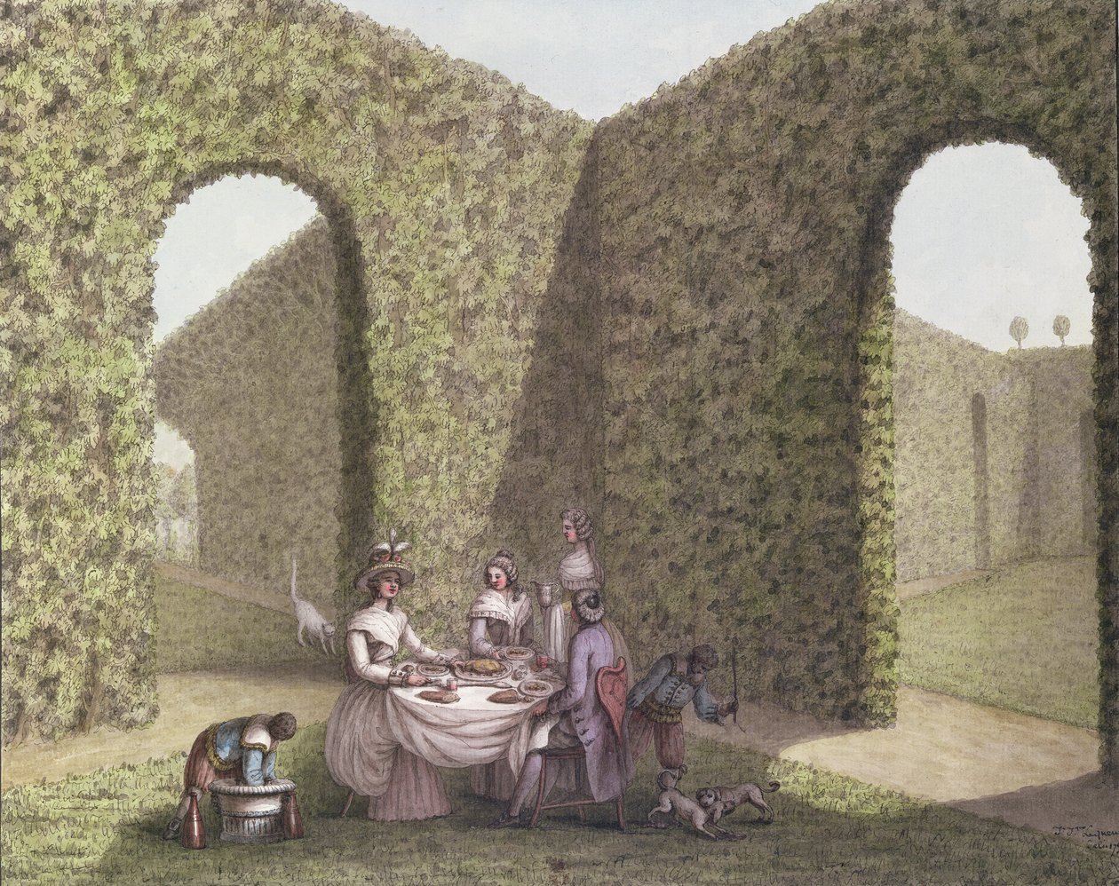 Tè in giardino da Lequeu