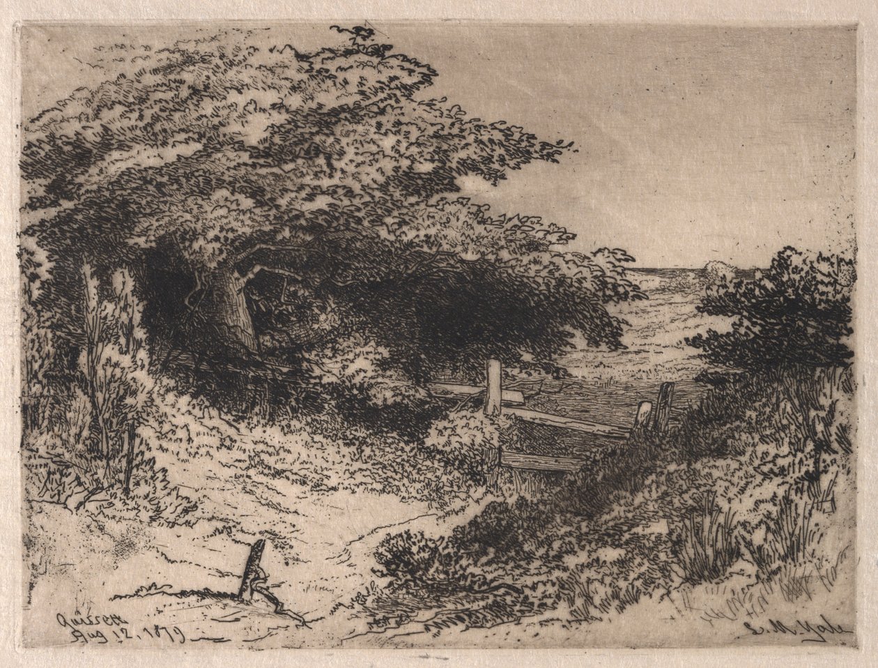 Quissett, contea di Barnstable, Massachusetts, 1879 da Leroy Milton Yale