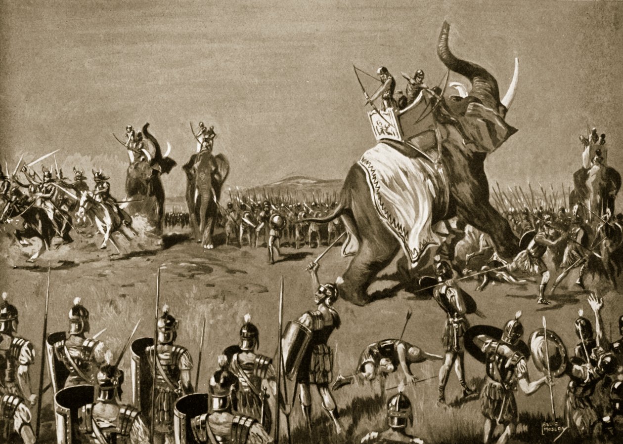 La battaglia di Magnesia, 190 a.C. da Leslie Mosley
