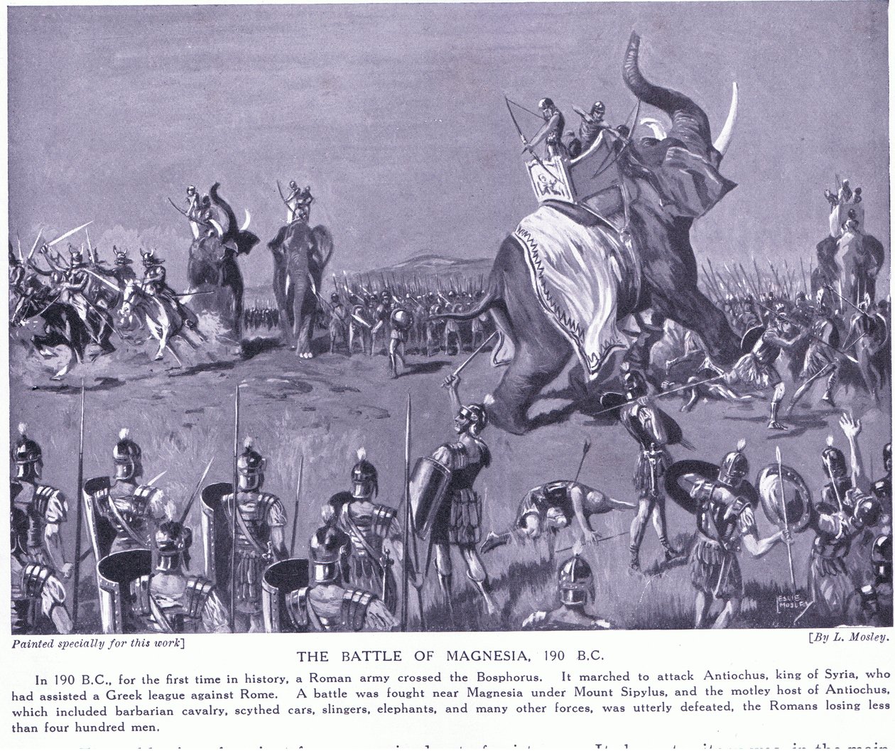 La battaglia di Magnesia 190 a.C. da Leslie Mosley