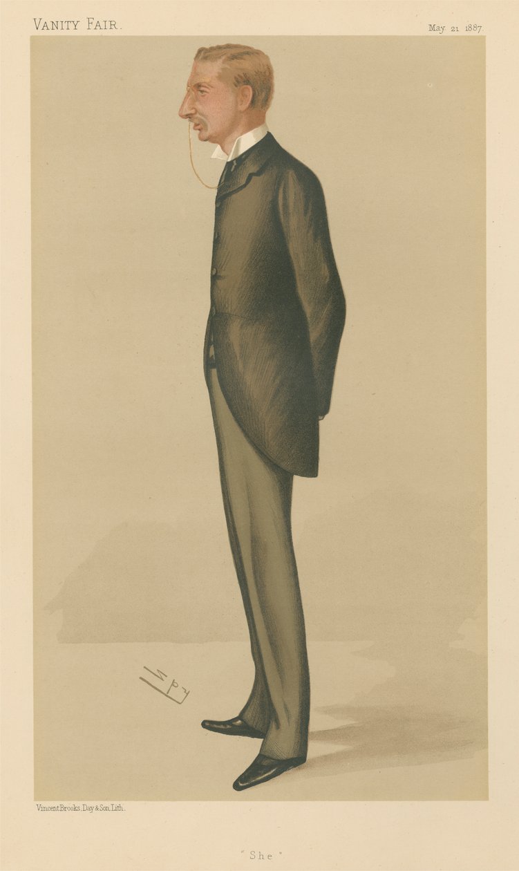 Lei, Henry Rider Haggard (serie Vanity Fair) da Leslie Matthew Spy Ward