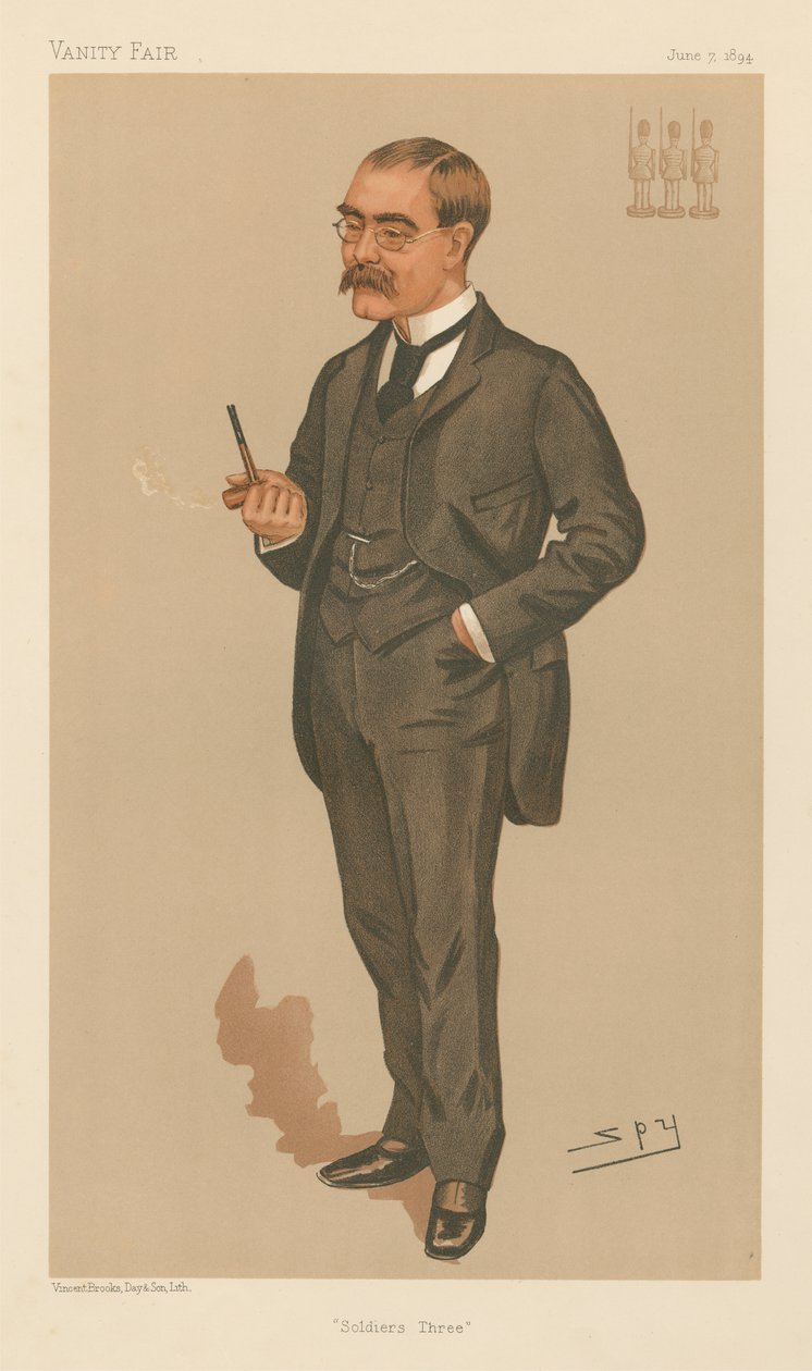 Soldati tre, Rudyard Kipling (serie Vanity Fair) da Leslie Matthew Spy Ward