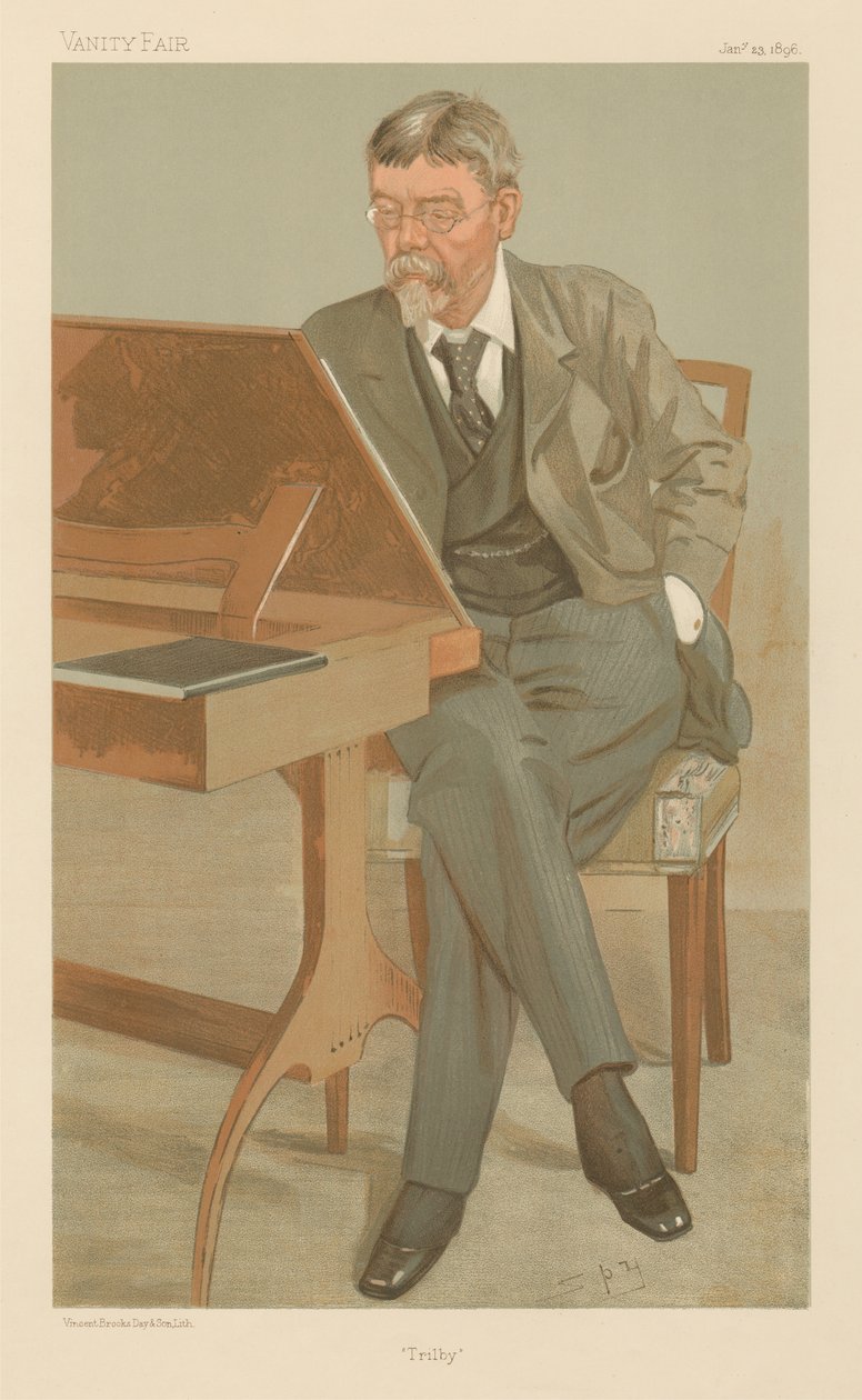 Trilby, George Louis Palmella Du Maurier (serie Vanity Fair) da Leslie Matthew Spy Ward