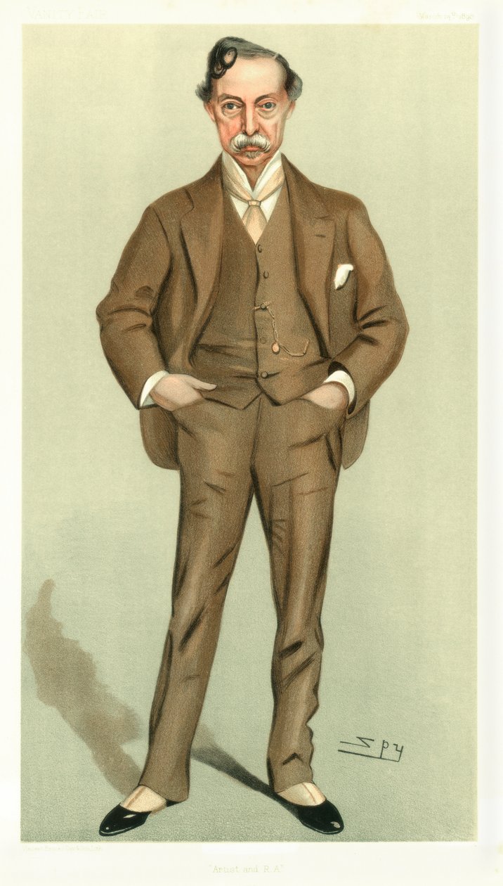 Artista e RA, William Quiller Orchardson, artista scozzese, 1898 da Leslie Matthew Ward