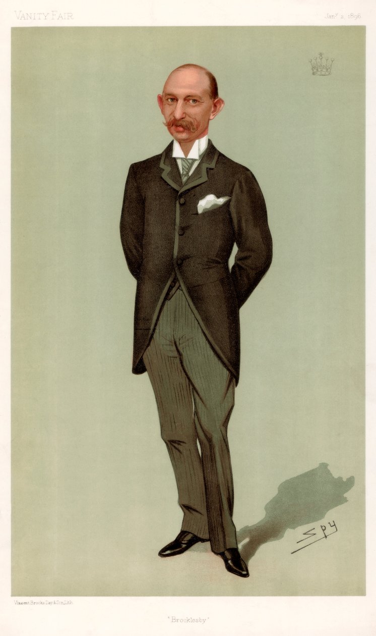 Brocklesby, il Conte di Yarborough, 1896 da Leslie Matthew Ward