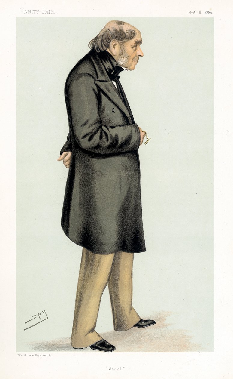 Henry Bessemer, ingegnere britannico, inventore e industriale, 1880 da Leslie Matthew Ward