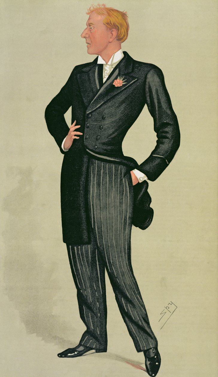 Mr Herbert Beerbohm Tree (1852-1917), una caricatura di 