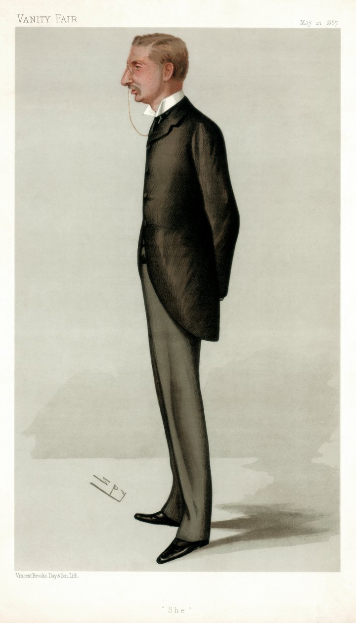 She Henry Rider Haggard, Autore Britannico, 1887 da Leslie Matthew Ward