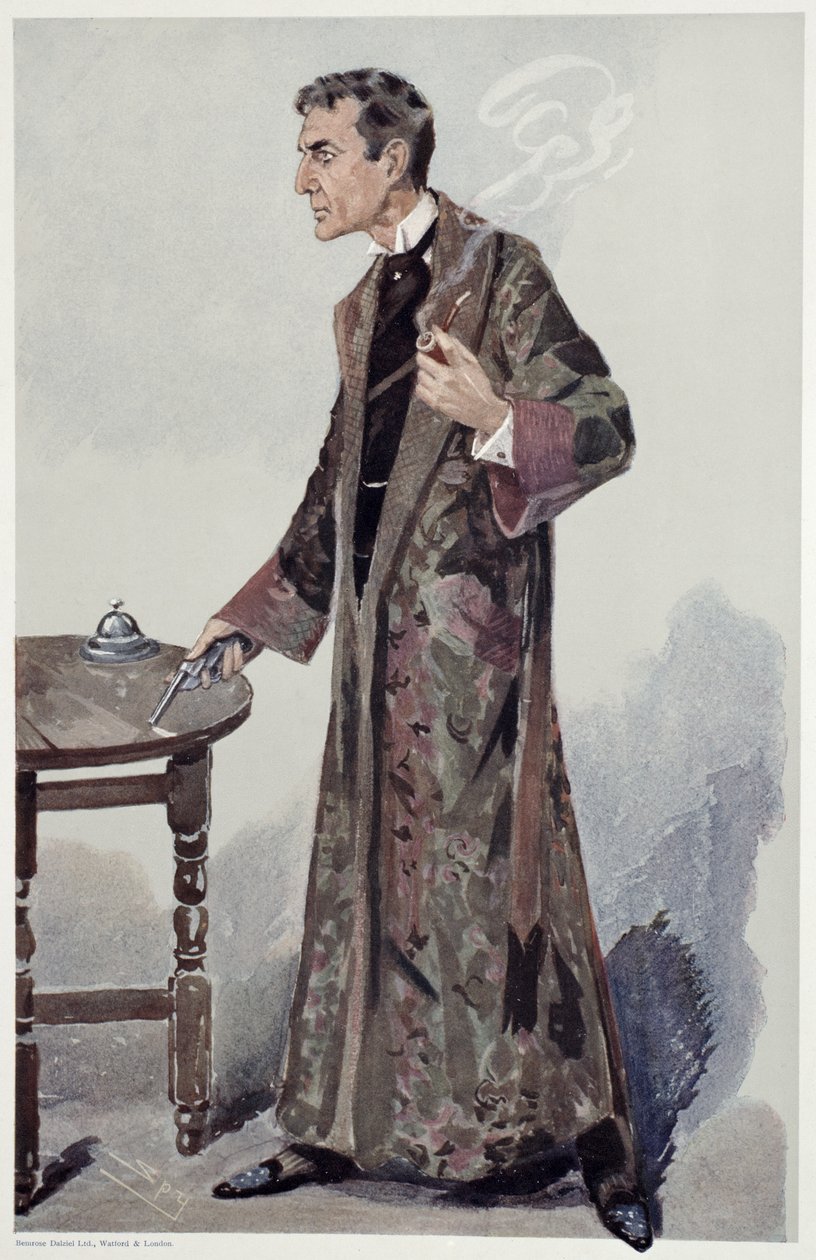 Sherlock Holmes, Caricatura da Vanity Fair dell
