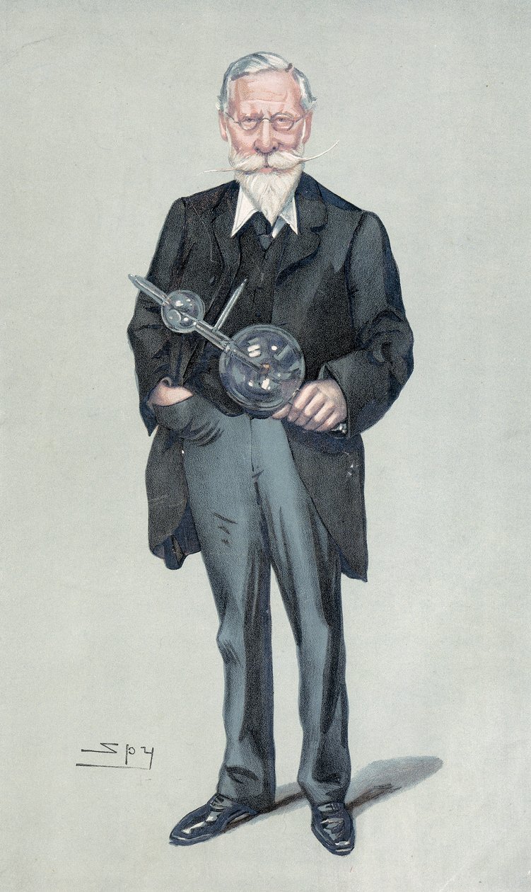Sir William Crookes, fisico e chimico inglese da Leslie Matthew Ward