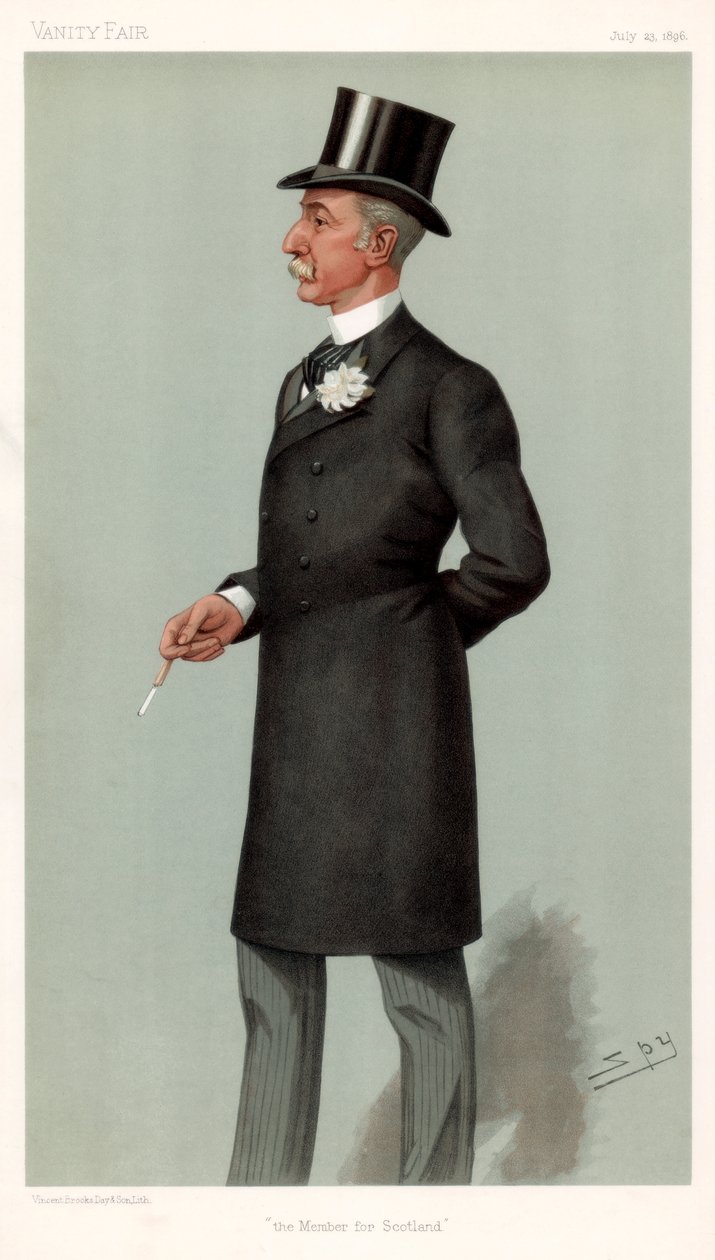 Il membro per la Scozia, Sir Lewis McIver, politico scozzese, 1896 da Leslie Matthew Ward