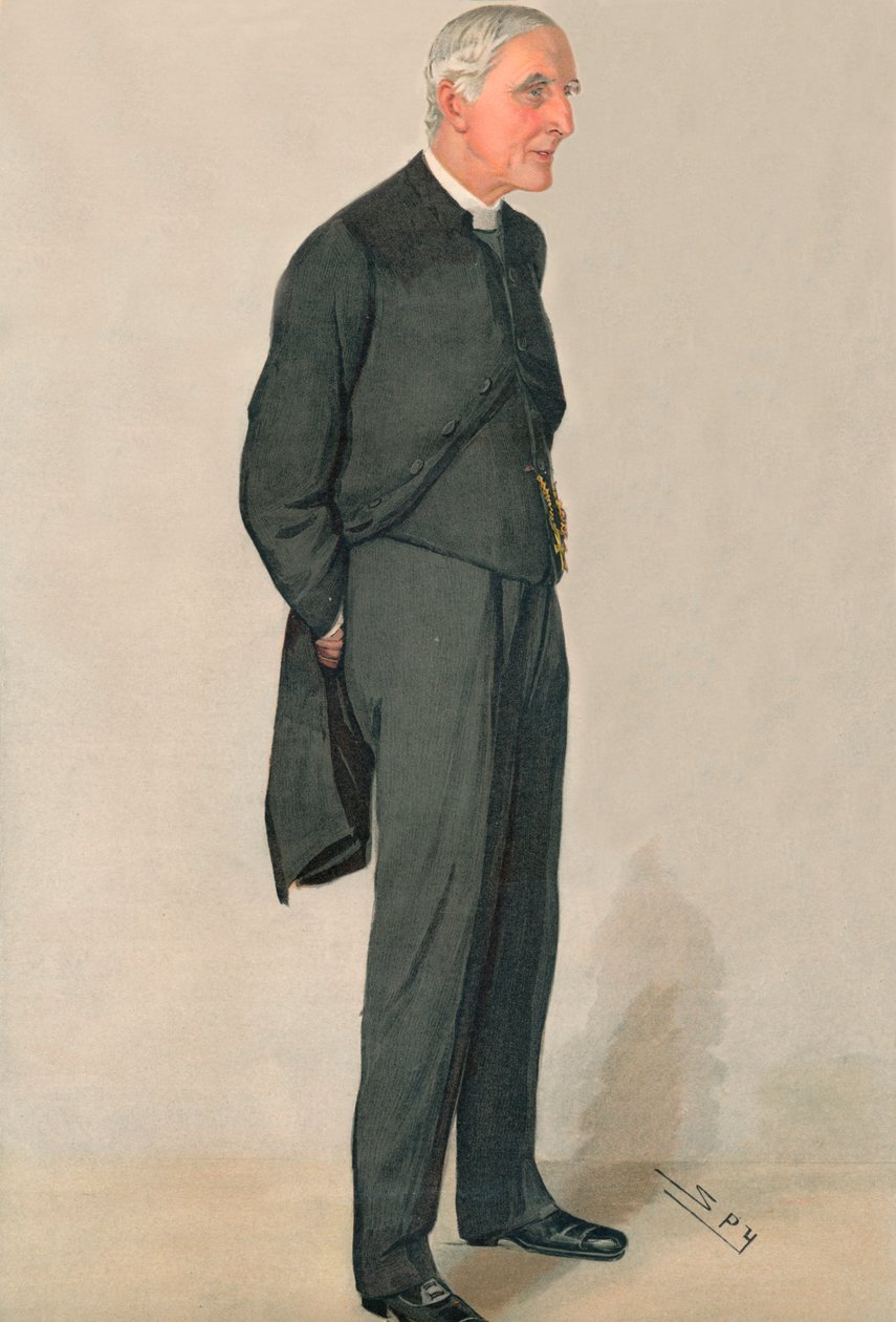 Il Rev. Joseph Wood, D.D. Preside di Harrow, 1910 da Leslie Matthew Ward