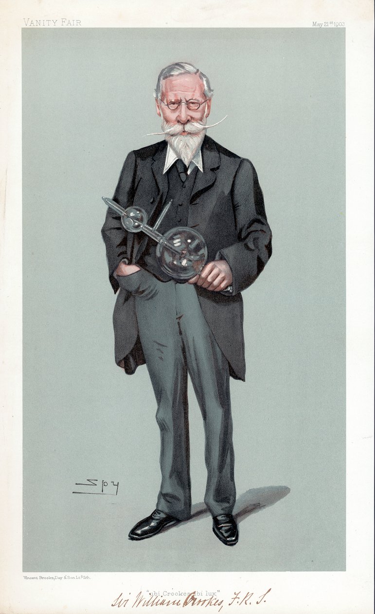 William Crookes, fisico e chimico britannico, 1903 da Leslie Matthew Ward