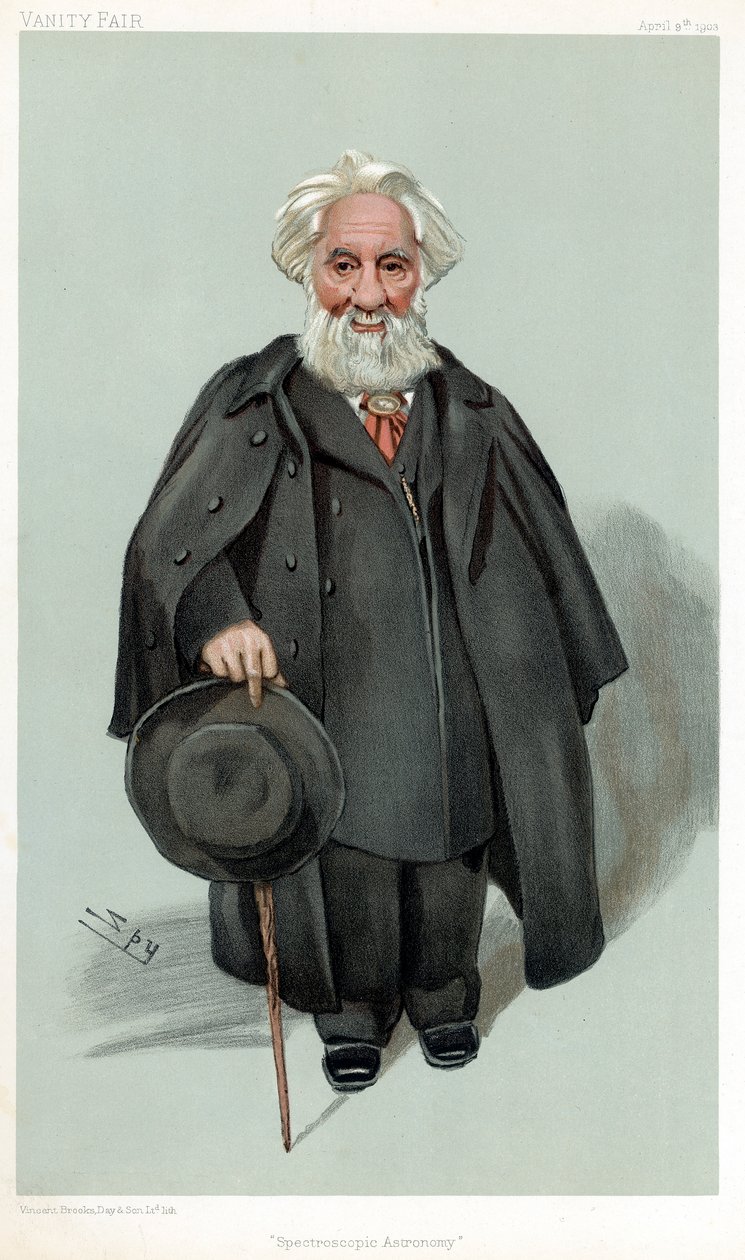 William Huggins, astronomo e spettroscopista britannico, 1903 da Leslie Matthew Ward