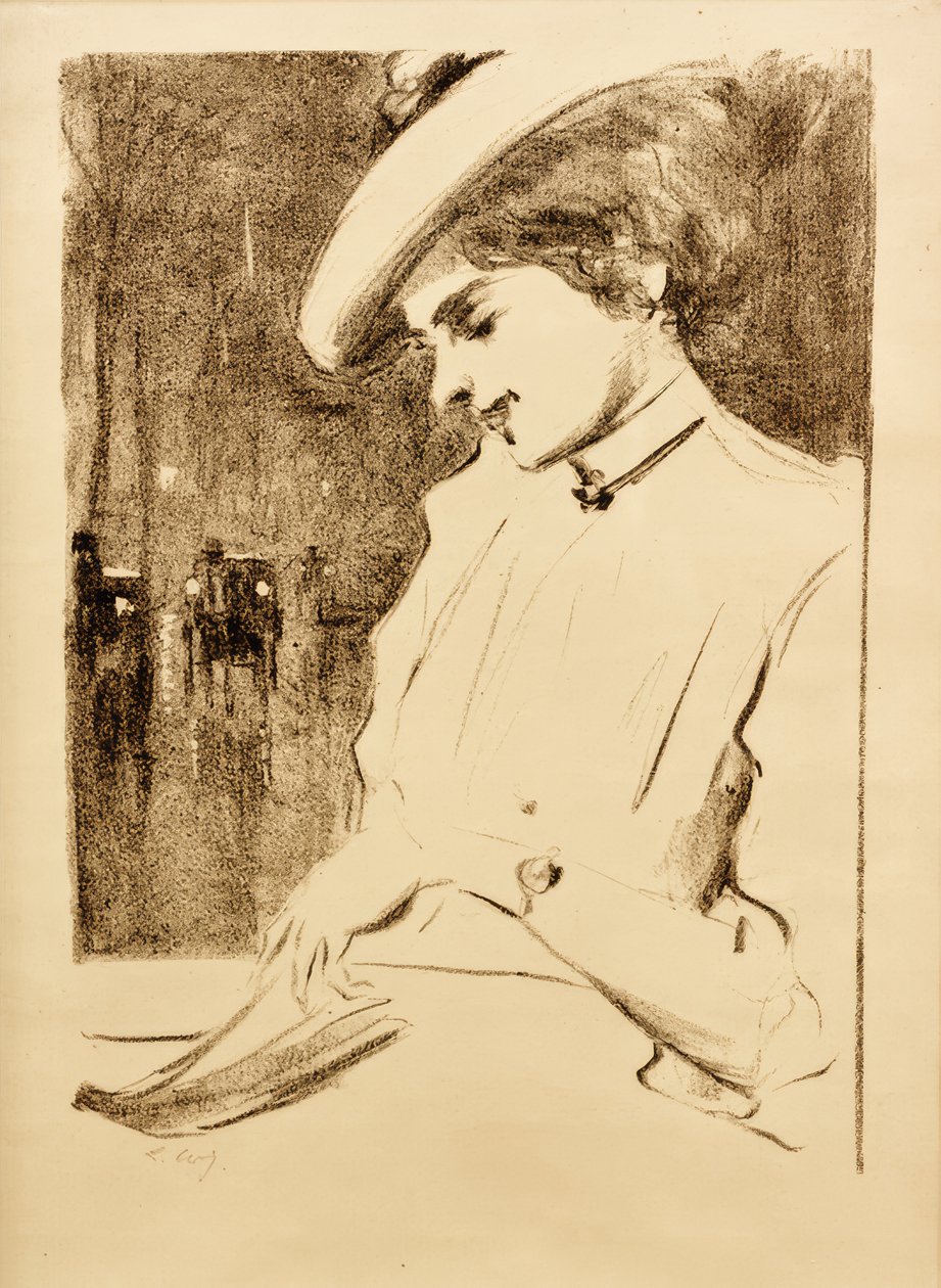 Signora che legge (La paziente) da Lesser Ury