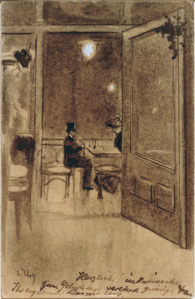 Sala del Café Bauer da Lesser Ury