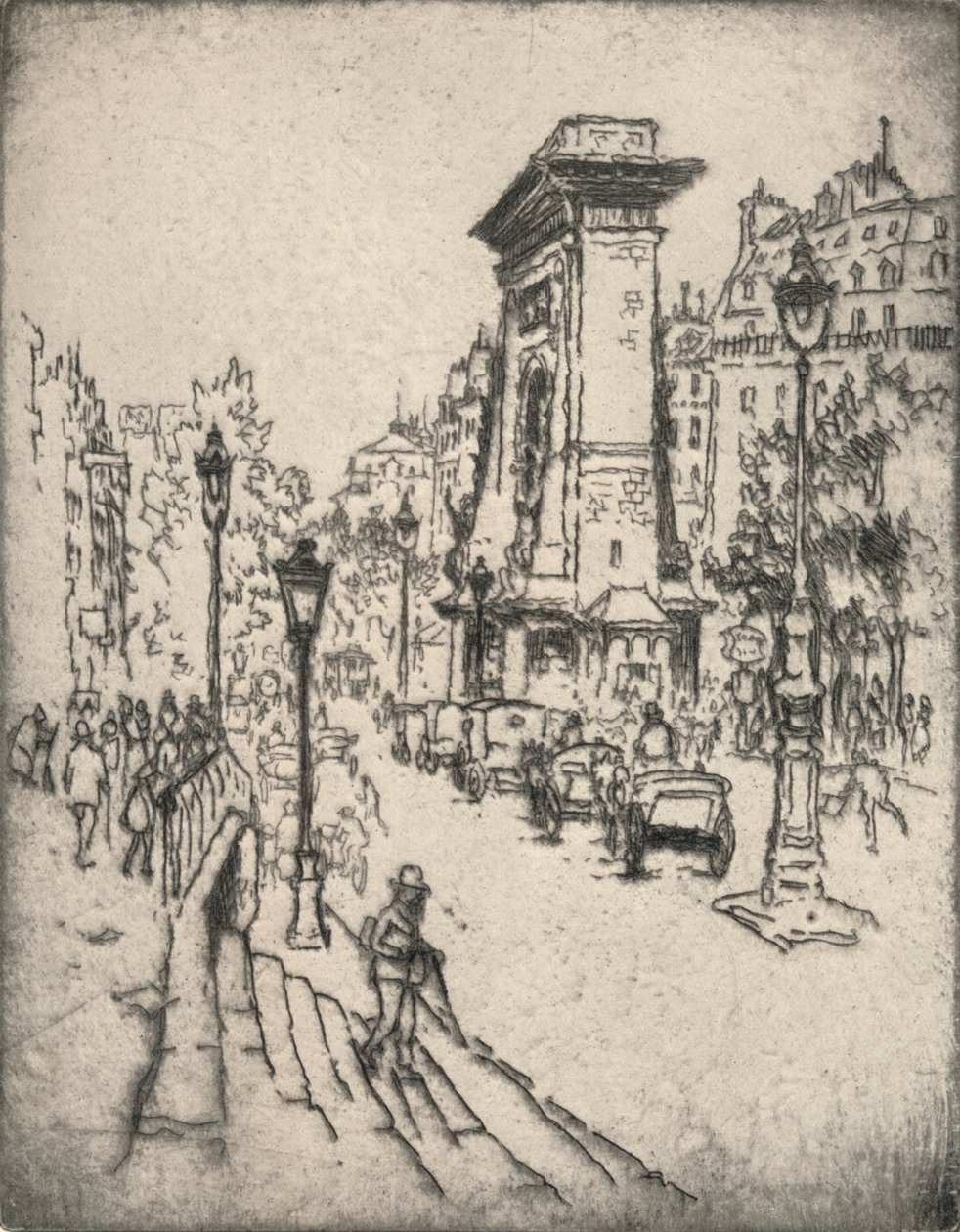 La Porta St Denis, 1915 da Lester George Hornby