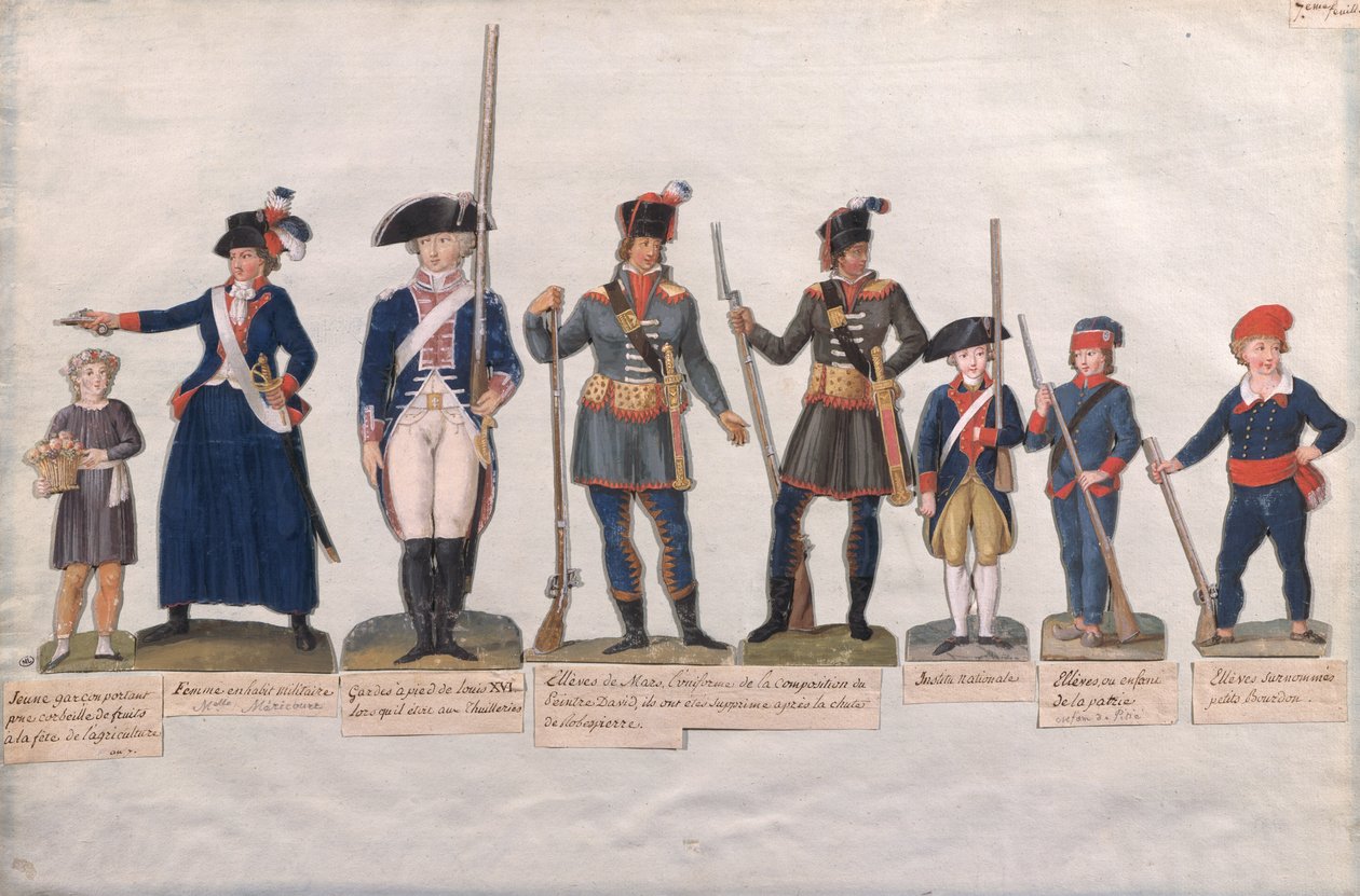 Personaggi della Rivoluzione Francese da Lesueur Brothers